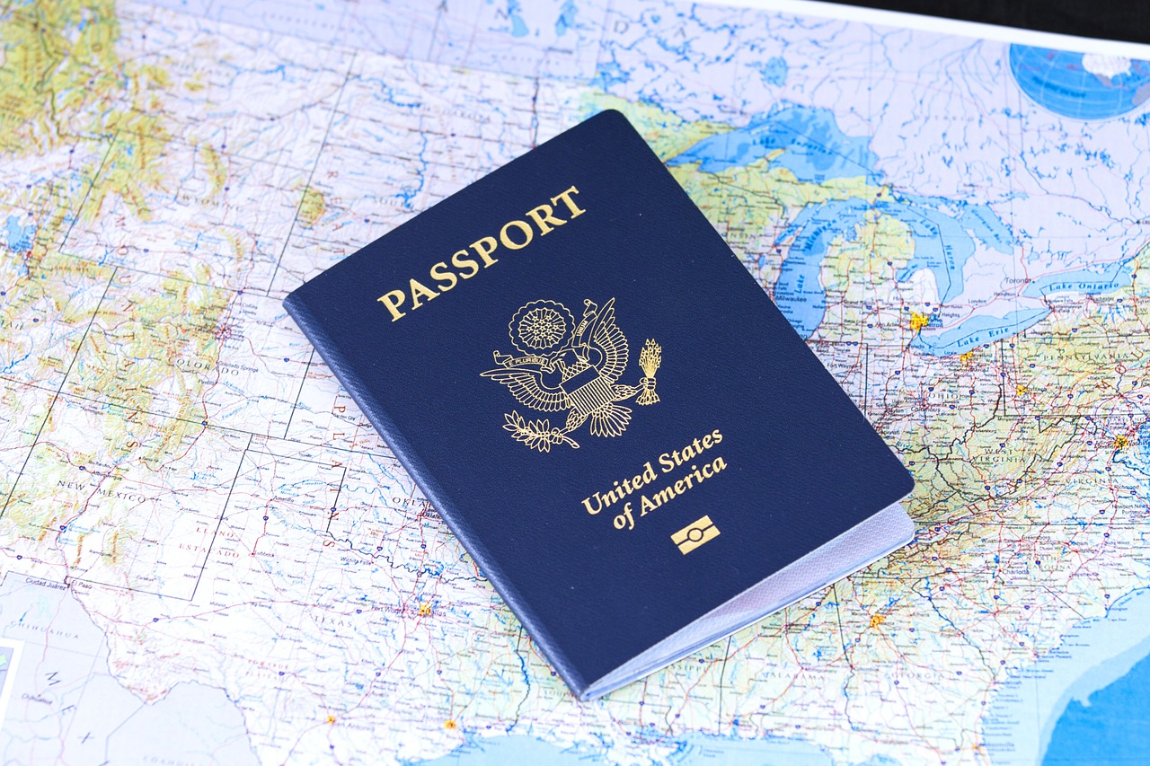 passport, flag, travel, visa, identification, usa, american, united, blue, united states map, country, national, vacation, holiday, document, map, visa, visa, visa, visa, visa